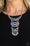 Lunar Enchantment Blue Paparazzi Necklace All Eyes On U Jewelry Store