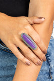 Eco Equinox - Purple Paparazzi Ring All Eyes On U Jewelry