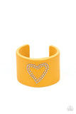 Rodeo Romance - Yellow Paparazzi Bracelet All Eyes On U Jewelry