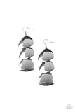 Modishly Metallic - Black Paparazzi Earrings All Eyes On U Jewelry