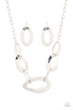 METALHEAD Count - Silver Paparazzi Necklace All Eyes On U Jewelry