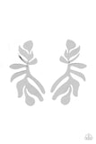 Palm Picnic - Silver Paparazzi Earrings All Eyes On U Jewelry