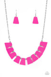 Vivaciously Versatile Pink Paparazzi Neckace All Eyes On U Jewelry