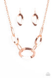 METALHEAD Count - Copper Paparazzi Necklace All Eyes On U Jewelry