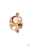 Demandingly Duchess - Brown Paparazzi Ring All Eyes On U Jewelry