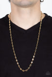 Come Out Swinging Gold  Paparazzi Necklace All Eyes On U Jewelry