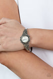 Extravagantly Enchanting - White Paparazzi Bracelet All Eyes On U Jewe
