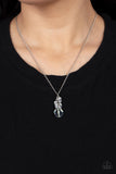 Clustered Candescence White Paparazzi Necklace All Eyes On U Jewelry 