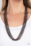 Dynamite Dynamo - Black Paparazzi Necklacde All Eyes On U Jewelry
