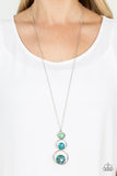 Paparazzi Opalescent Necklace-Celestial Courtier - Green All Eyes On U