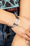 Tantalizingly Tiered Silver Paparazzi Bracelet All Eyes On U Jewelry