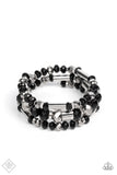 Dynamic Dazzle - Black Infinity Paparazzi Bracelet All Eyes On U Jewel