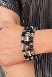 Dynamic Dazzle - Black Infinity Paparazzi Bracelet All Eyes On U Jewel