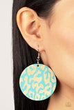 Catwalk Safari - Blue Paparazzi Earrings All Eyes On U Jewelry 