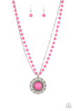Sahara Suburb Pink  Paparazzi Necklace