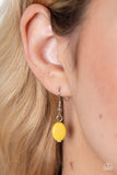 Vivacious Vanity - Yellow Paparazzi Necklace All Eyes On U Jewelry