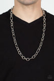 Ringside Throne - Silver Paparazzi Necklace All Eyes On U Jewelry