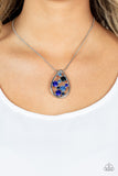 Seasonal Sophistication - Blue Paparazzi Necklace All Eyes On U Jewelr