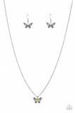 Flutter Love Yellow Paparazzi Necklace All Eyes On U Jewelry 