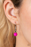 Flamboyantly Flowering - Pink Paparazzi Necklace All Eyes On U 