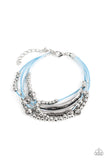 Wanderlust Wanderess - Blue Paparazzi Bracelet