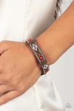 Textile Takeover Red Paparazzi Bracelet All Eyes On U Jewelry