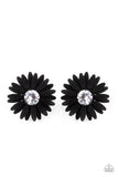 Sunshiny DAIS-y Black Paparazzi Earrings All Eyes On U Jewelry