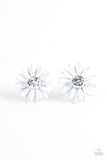 Sunshiny DAIS-y White Paparazzi Earrings All Eyes On U Jewelry Store