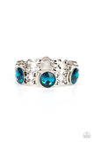 Devoted to Drama Blue Paparazzi Bracelet All Eyes On U Jewelry 
