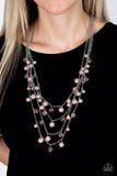 Vintage Virtuoso - Pink Paparazzi Necklace