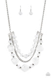 Oceanside Service White Paparazzi Necklace All Eyes On U Jewelry Store