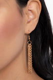 Top of the Food Chain - Gold Paparazzi Necklace All Eyes On U Jewelry