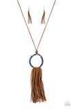 Namaste Mama - Blue Paparazzi Necklace All Eyes On U Jewelry