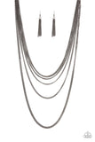 Top Of The Food Chain Black Necklace All Eyes On U Jewelry