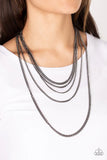 Top Of The Food Chain Black Necklace All Eyes On U Jewelry