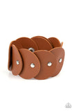 Rhapsodic Roundup Brown Paparazzi Bracelet All Eyes On U Jewelry