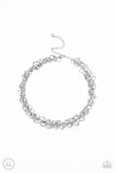 Cause a Commotion - Silver Paparazzi Necklace All Eyes On U Jewelry