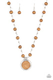 Soulful Sunrise - Brown Paparazzi Necklace All Eyes On U Jewelry