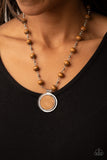 Soulful Sunrise - Brown Paparazzi Necklace All Eyes On U Jewelry