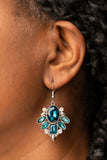 Glitzy Go-Getter Blue Paparazzi Earrings All Eyes On U Jewelry Store