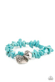 Love You to Pieces Blue Paparazzi Bracelet All Eyes On U Jewelry