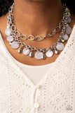 Beachfront Fabulous - Silver Paparazzi Earrings All Eyes On U jewelry