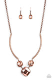 Divine IRIDESCENCE - Copper Paparazzi Necklace