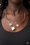 Divine IRIDESCENCE - Copper Paparazzi Necklace