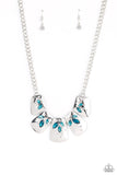 Jubilee Jingle - Blue Paparazzi Necklace All Eyes On U Jewerly