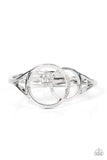 Scope of Expertise - White Paparazzi Bracelet All Eyes On U Jewelry