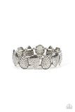 Playing Favorites - White Paparazzi Bracelet All Eyes On U Jewelry
