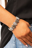 Playing Favorites - White Paparazzi Bracelet All Eyes On U Jewelry