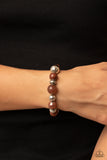 Tonal Takeover - Brown Paparazzi Bracelet