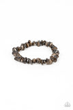 Grounded for Life - Black Paparazzi Bracelet All Eyes On U